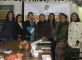 Participants of the talk on Women Trafficking & Arms Trafficking in India's Northeast Region by Hasina Kharbhih (fifth from left), on the right stands Ms Binalakshmi Nepram, Secretary General of Control Arms Foundation of India
