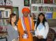 Swami Agnivesh with CAFI Secretary General Binalakshmi Nepram (right) and Coordinator Elizabeth Imti during an meeting in New Delhi in August 2009.