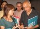 Bollywood film-maker Mahesh Bhatt with Elizabeth Imti in New Delhi on 20. August 2009