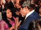 Ms Binalakshmi Nepram with Mr Amitabh Bachchan at CNN IBN Indian of the year award function at New Delhi on Friday, December 16, 2011