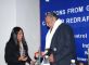 Ms. Binalakshmi Nepram Secretary General CAFI welcoming the Chief Guest Mr. R.M.S Liberhan